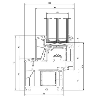 Вікна Aluplast 7000 Вікна Aluplast 7000